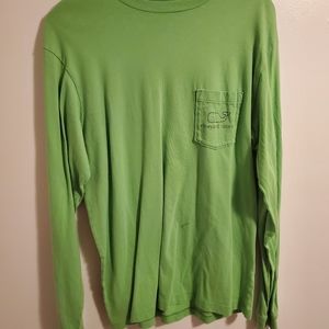 Mens small green vineyard vines long sleeve tshirt